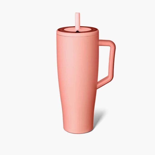 New 40 oz Tumblers Cup Straw Car Travel Mugs Coffee Tumbler Cups for s With Handle Insulated Stainless Steel Lid - Image 3
