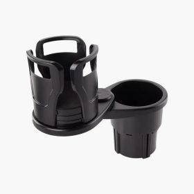 Newest Car Dual Cup Holder Adjustable Cup Stand Sunglasses Phone Organizer Drinking Bottle Holder Bracket Car Styling