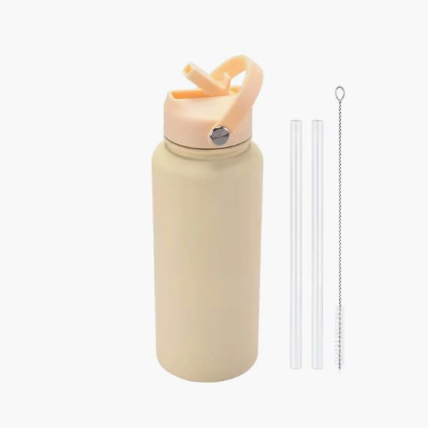 PuraCool Personalised Water Bottle 1000ml1L32oz Tumbler Flask with Straw Customised Gift - Image 6