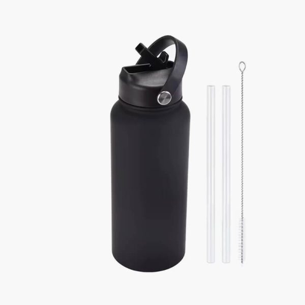 PuraCool Personalised Water Bottle 1000ml1L32oz Tumbler Flask with Straw Customised Gift - Image 4
