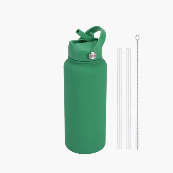 PuraCool Personalised Water Bottle 1000ml1L32oz Tumbler Flask with Straw Customised Gift - Image 2