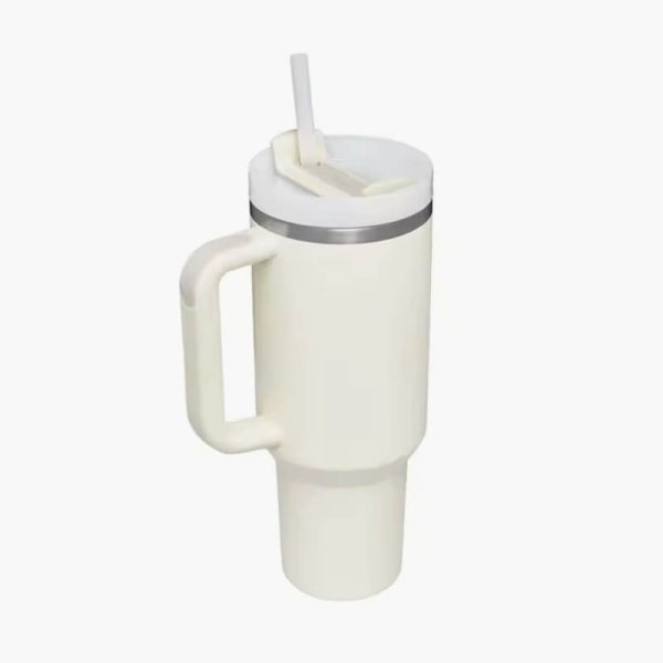The Big capacity Tumbler Bay Leaf Soft Matte 40 OZ Customized Your logo - Image 4