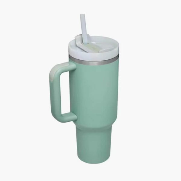 The Big capacity Tumbler Bay Leaf Soft Matte 40 OZ Customized Your logo - Image 5